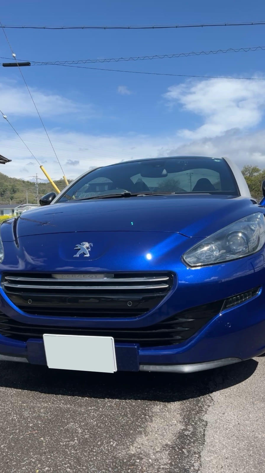 プジョーRCZ アフター ブルーメタリック