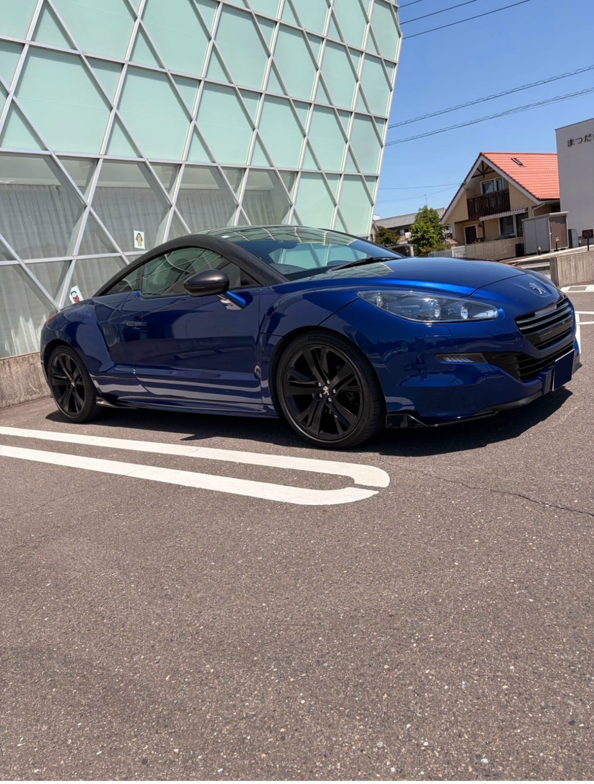 プジョーRCZ 全塗装 アフター ブルーメタリック オーナー様提供